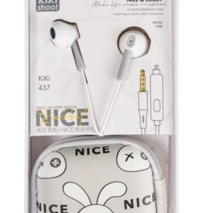 AURICULARES CONEJO + ESTUCHE