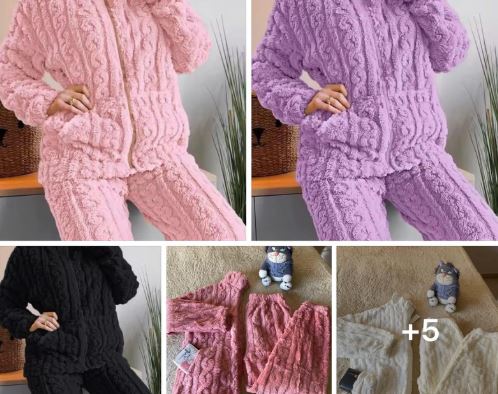 PIJAMA CONJUNTO FELPA POLAR GRUESO IMPORTADO