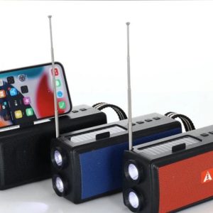 PARLANTE RADIO + LINTERNA LED CON CARGA SOLAR