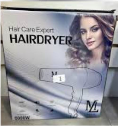 SECADORA DE CABELLO HAIRDRYER 6000W