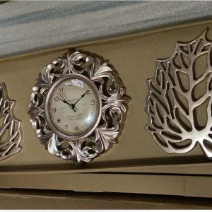 SET DE 3 PIEZAS DE ADORNO + RELOJ