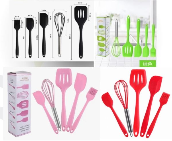 SET DE UTENSILIOS DE COCINA X5 PIEZAS